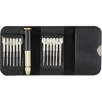TOOLCRAFT for iPhone Elektronisch en fijnmechanisch Schroevendraaierset 13-delig Plat, Kruiskop Phillips, Torx, Tri-Wing