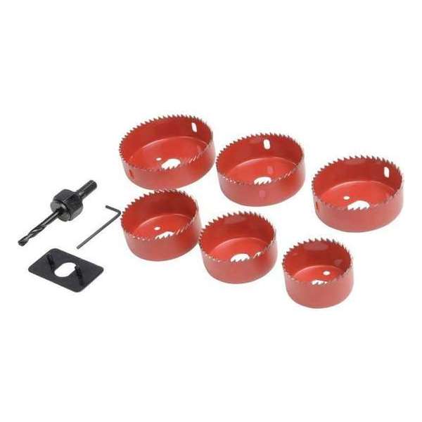 Hofftech Gatenzaag Set 51, 60, 64, 70, 76, 89 mm. (9 Delig) Hofftech Gatenzaag Set 51, 60, 64, 70, 76, 89 mm. (9 Delig)