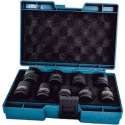 Makita D-41517 Kracht doppenset voor slagmoersleutel 1/2" 9 delig