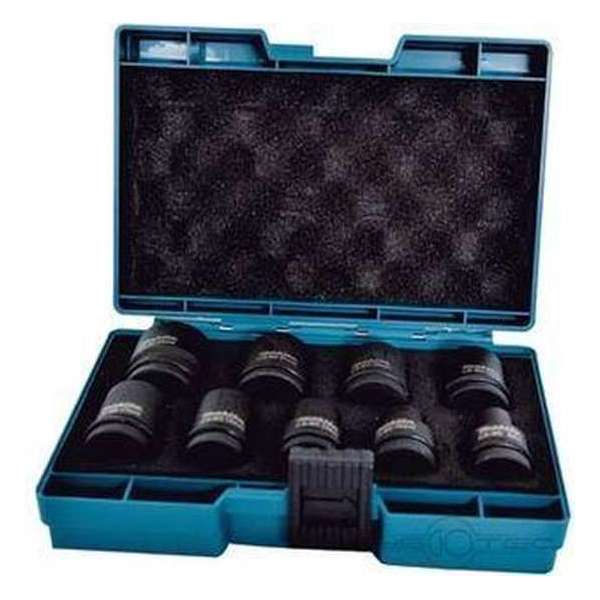 Makita D-41517 Kracht doppenset voor slagmoersleutel 1/2" 9 delig Makita D-41517 Kracht doppenset voor slagmoersleutel 1/2" 9 delig