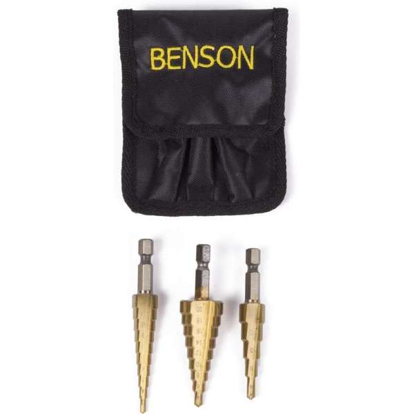 Stappenboor Set HSS Titanium 3 Delig Stappenboor Set HSS Titanium 3 Delig