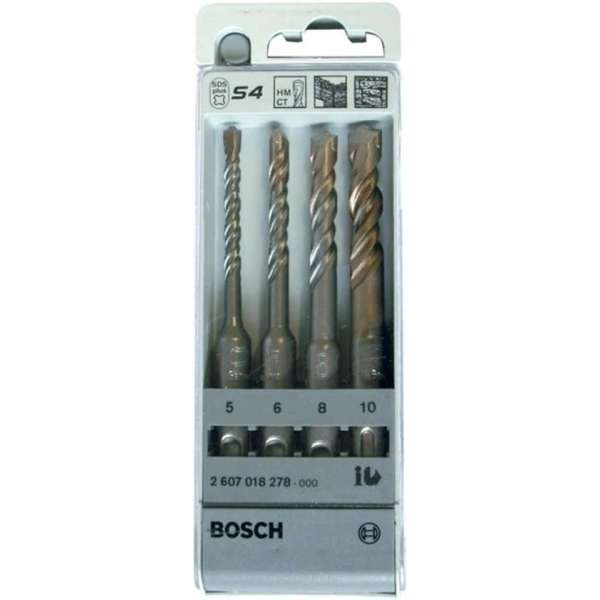Bosch SDS+ Borenset 110mm 5/6/8/10mm (sds plus) Bosch SDS+ Borenset 110mm 5/6/8/10mm (sds plus)