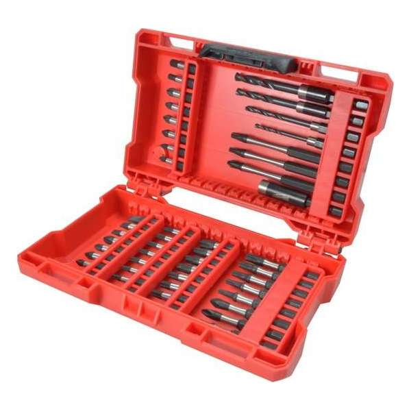 Milwaukee 4932430580 / 4932430906 Shockwave 48-delige Impact Duty Bitset Milwaukee 4932430580 / 4932430906 Shockwave 48-delige Impact Duty Bitset