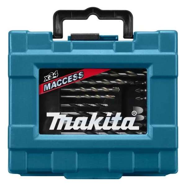 MAKITA Boor/Bit Set D36980 - 34-delig MAKITA Boor/Bit Set D36980 - 34-delig
