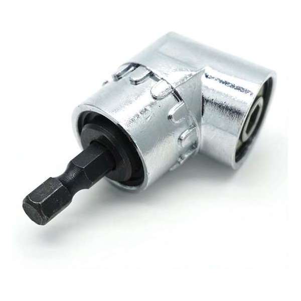 Haakse bithouder voor 1/4" bits, Compact, Snelsluiting. Haakse bithouder voor 1/4" bits, Compact, Snelsluiting.