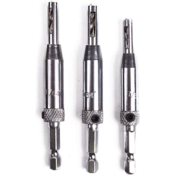 Hofftech ScharnierBoor / Centreerboor (3 Delig) Hofftech ScharnierBoor / Centreerboor (3 Delig)