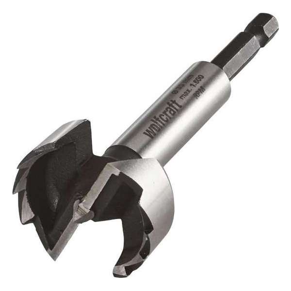 Wolfcraft 3310000 Forstnerboor 35 mm Gezamenlijke lengte 90 mm 1/4 (6.3 mm) 1 stuk(s) Wolfcraft 3310000 Forstnerboor 35 mm Gezamenlijke lengte 90 mm 1/4 (6.3 mm) 1 stuk(s)