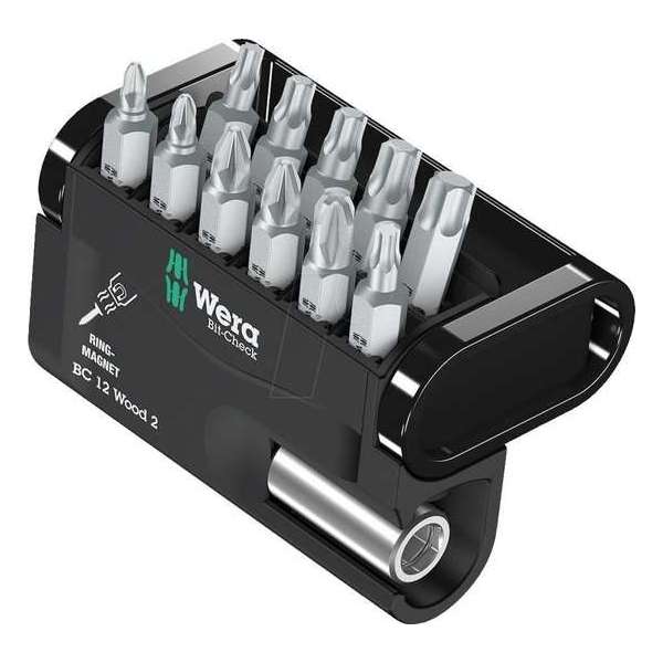 Wera 5057422001 12-delige Bit-Check 12 Wood 2 Bitset Wera 5057422001 12-delige Bit-Check 12 Wood 2 Bitset