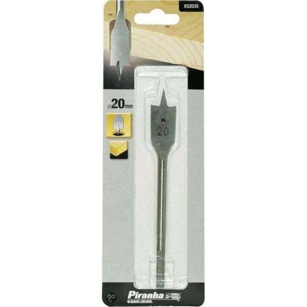 Piranha Platte houtboor (speedboor) 20mm X52035 Piranha Platte houtboor (speedboor) 20mm X52035