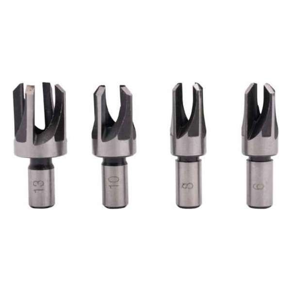 Topgear Proppenboor Set - 6, 8, 10 & 13 mm. - 4 stuks Topgear Proppenboor Set - 6, 8, 10 & 13 mm. - 4 stuks