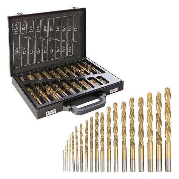 Hofftech HSS Borenset - 101-delig - Titanium Coated Hofftech HSS Borenset - 101-delig - Titanium Coated
