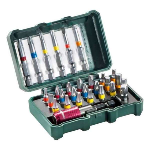 Metabo 626710000 29 delige bitset in cassette Metabo 626710000 29 delige bitset in cassette
