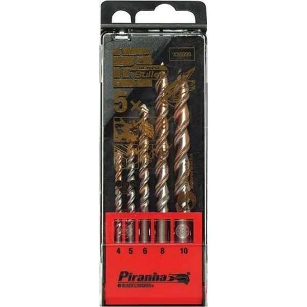 Piranha HI-TECH BULLET borenset 5 stuks X56099 Piranha HI-TECH BULLET borenset 5 stuks X56099