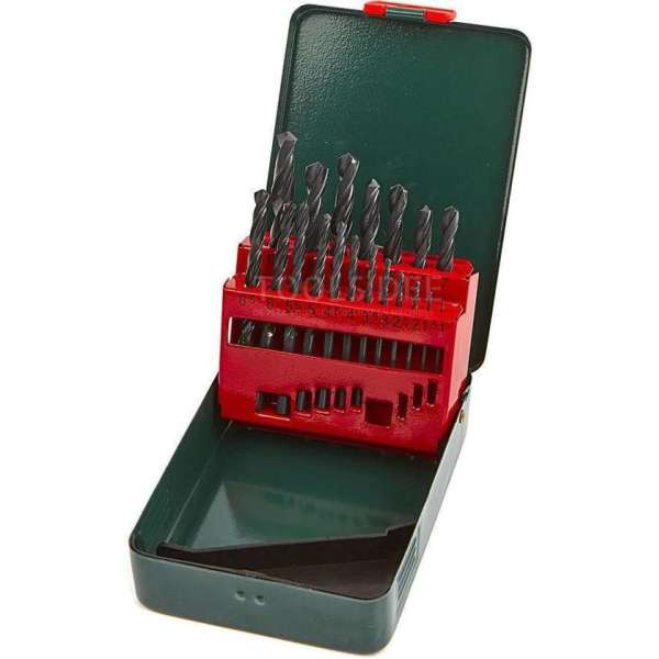 Metabo 19 Delige Metaalborenset HSS-R-Boren Metabo 19 Delige Metaalborenset HSS-R-Boren