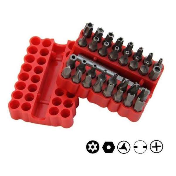 33-Delige Torx / Hex Bitset - Bit Doppenset Voor Torx / Hex Schroeven 33-Delige Torx / Hex Bitset - Bit Doppenset Voor Torx / Hex Schroeven