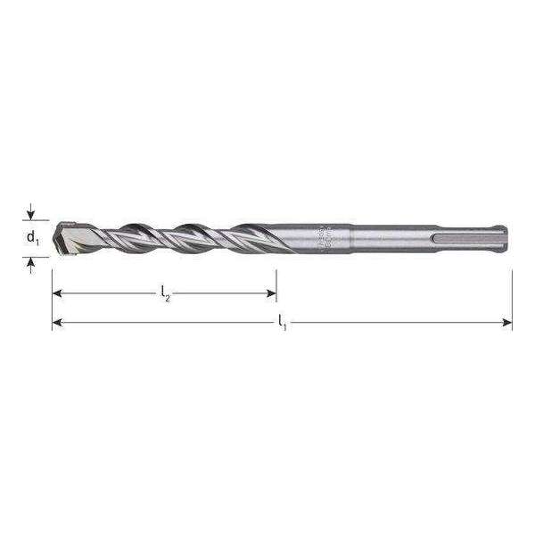 Steenboor, Betonboor, Hamerboor met SDS-plus aansluiting 2-snijder 8,0 mm x 150 mm-werklengte Steenboor, Betonboor, Hamerboor met SDS-plus aansluiting 2-snijder 8,0 mm x 150 mm-werklengte