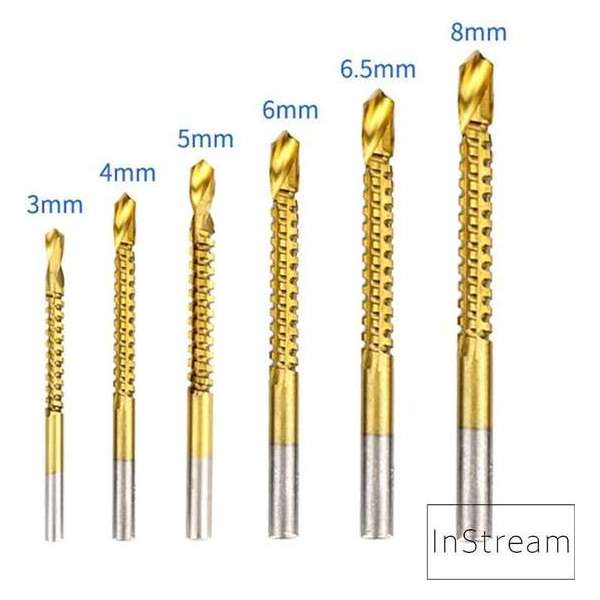 Freesborenset - Borenset - Freesboor - 6-delig - Boren - Borenset - Frees boor Freesborenset - Borenset - Freesboor - 6-delig - Boren - Borenset - Frees boor