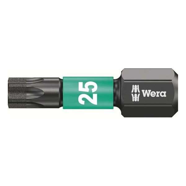Wera 05057625001 1/4" Torx Impaktor Diamant Bit - T25 x 25mm Wera 05057625001 1/4" Torx Impaktor Diamant Bit - T25 x 25mm