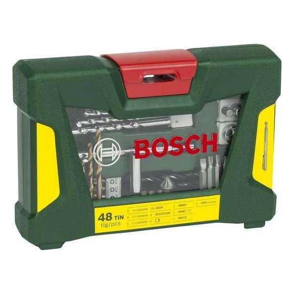Bosch V-Line Box, boor en bitset - 48-delig, magneetstaaf - VE 6 delig Bosch V-Line Box, boor en bitset - 48-delig, magneetstaaf - VE 6 delig