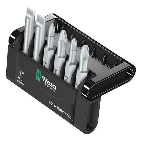 Wera 5056474001 6-delige Bit-Check Universal Bitset - Extra lang Wera 5056474001 6-delige Bit-Check Universal Bitset - Extra lang