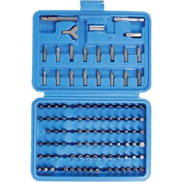 Silverline Schroevendraaier Bit Set - 100-Delig