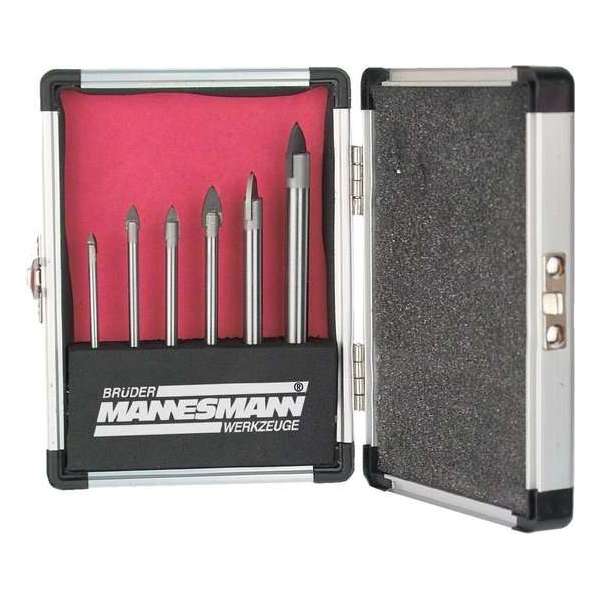 Brüder Mannesmann 54806 6-delige Glasborenset - 3-10mm Brüder Mannesmann 54806 6-delige Glasborenset - 3-10mm