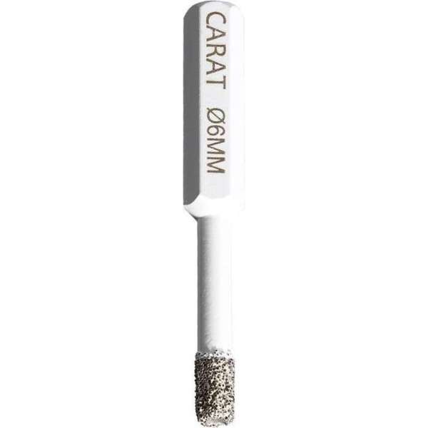 Carat Diamantboor droogboor 6mm tegelboor zeskant Carat Diamantboor droogboor 6mm tegelboor zeskant