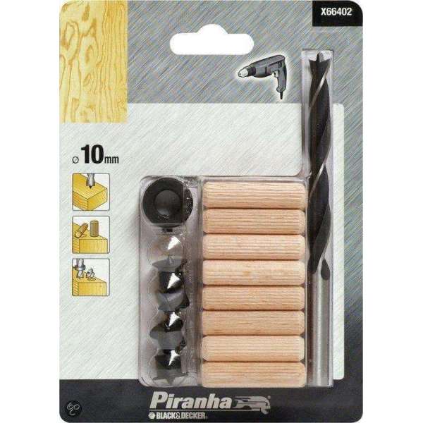 Piranha Deuvelset compleet 10mm X66402 Piranha Deuvelset compleet 10mm X66402