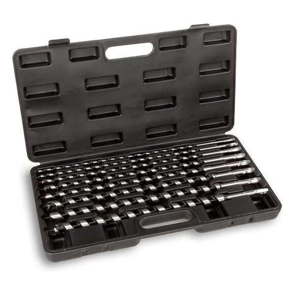 Hanse Werkzeuge 8-delige Slangenboorset XL voor hout 46 cm - in koffer Hanse Werkzeuge 8-delige Slangenboorset XL voor hout 46 cm - in koffer