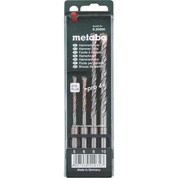 Metabo - SDS plus pro 4 borenset 4-delig Metabo - SDS plus pro 4 borenset 4-delig