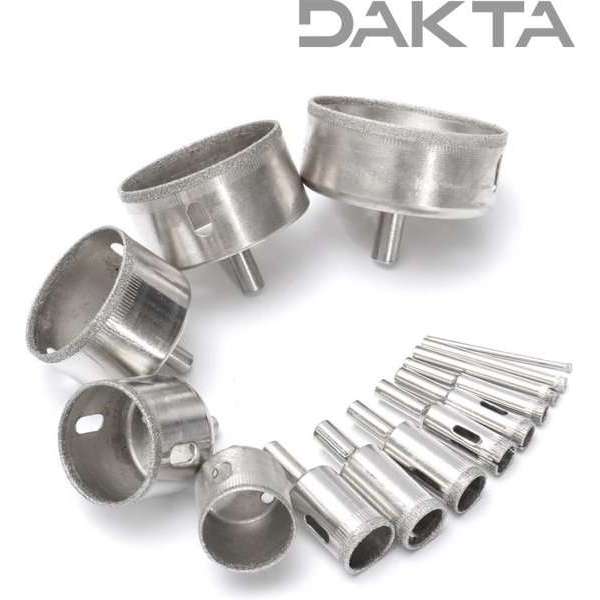 Dakta® Diamanten gatenboor set | 14 delig | Gatenzaag | Gatenzaag set 3/5/6/8/10/12/16/18/20/30/40/50/60/70mm Dakta® Diamanten gatenboor set | 14 delig | Gatenzaag | Gatenzaag set 3/5/6/8/10/12/16/18/20/30/40/50/60/70mm