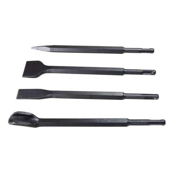 SDS-Plus beitel set 250 mm 4-delig SDS-Plus beitel set 250 mm 4-delig