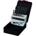 HSS Metaalboren spiraalboor set 19 delig maat 1 t/m 10 mm metaal boor HSS in stevige cassette