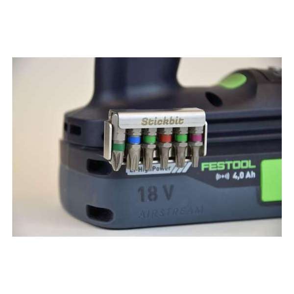 Stickbit magnetische bit en schroeven houder versie Festool TID 18 en T18 +3 Stickbit magnetische bit en schroeven houder versie Festool TID 18 en T18 +3