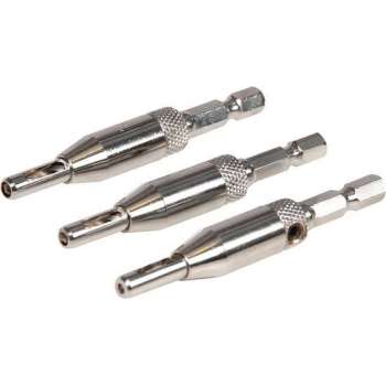 Silverline Scharnierboor Set 2, 2,8 en 3,6 mm - 3 Delig
