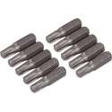Silverline Bitset - Torx T30 - 25 mm. - CrV - 10 stuks