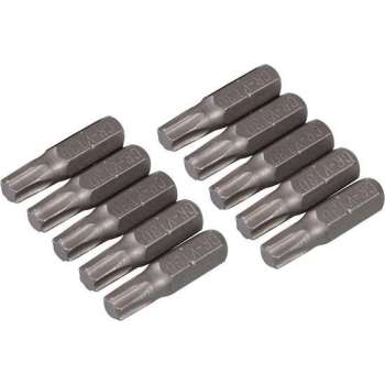 Silverline Bitset - Torx T30 - 25 mm. - CrV - 10 stuks