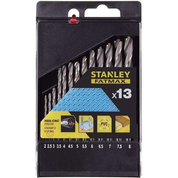 Stanley metaalboren 'FatMax STA56013-QZ' - 13 stuks Stanley metaalboren 'FatMax STA56013-QZ' - 13 stuks