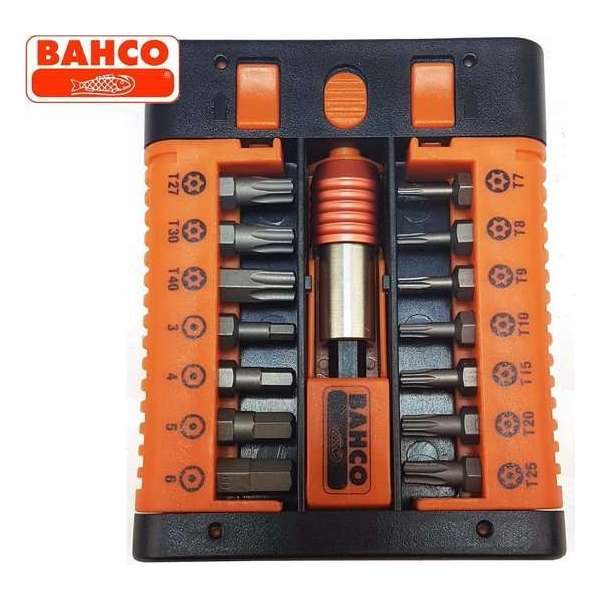 Bahco 15-Delige Bitset (Met Riemhouder) Bahco 15-Delige Bitset (Met Riemhouder)