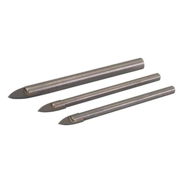 Silverline Tegels en Glas Boorkoppen Set - 5, 6 en 8 mm - 3 Delig