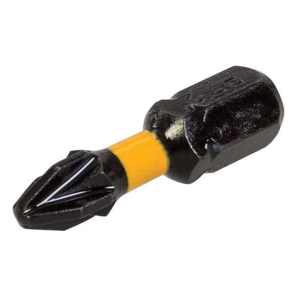 Pozidriv impact schroefbit, 25 pk. PZ2, 25 mm Pozidriv impact schroefbit, 25 pk. PZ2, 25 mm