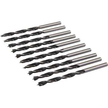 Silverline Houtboren - 4 mm. - 10 Stuks