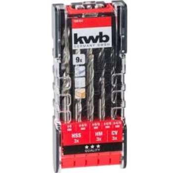KWB Promo combi boren set 9 stuks