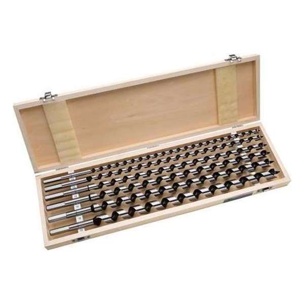 HiKOKI 781995 6-delige Slangenboor set in houten cassette - 10-20mm HiKOKI 781995 6-delige Slangenboor set in houten cassette - 10-20mm