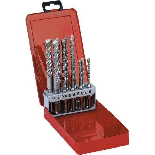 Milwaukee 10 dlg. SDS plus hamerboren in casette Milwaukee 10 dlg. SDS plus hamerboren in casette
