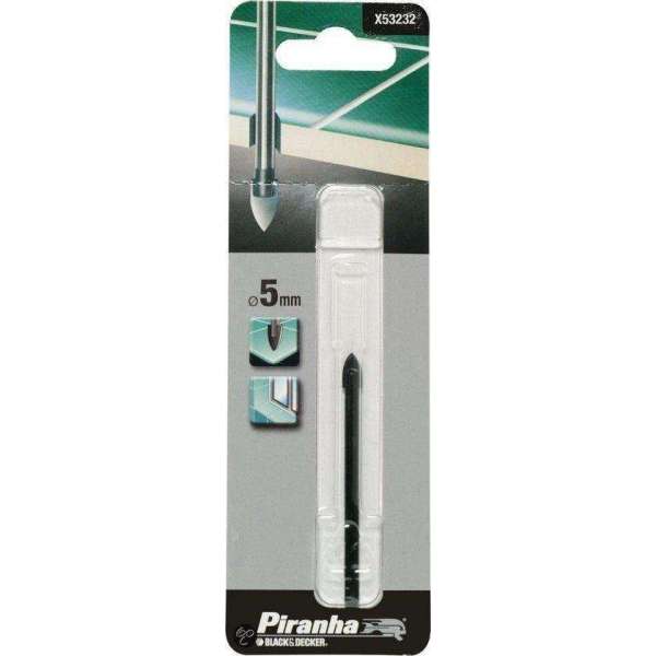 Piranha HI-TECH Tegel- & Glasboor 5mm X53232 Piranha HI-TECH Tegel- & Glasboor 5mm X53232