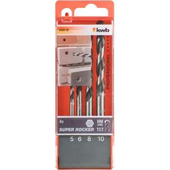 KWB Rocker Betonborenset 6-kant - 5-10 mm - 4-delig