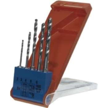 KWB HSS borenset 2.0 - 6.0 mm 5-delig