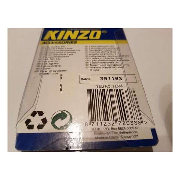 Kinzo 2. st Sleufkop bits Kinzo 2. st Sleufkop bits