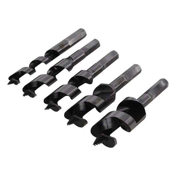 Silverline Korte Slangenboor Set 10 t/m 25 mm. - 5 Delig Silverline Korte Slangenboor Set 10 t/m 25 mm. - 5 Delig